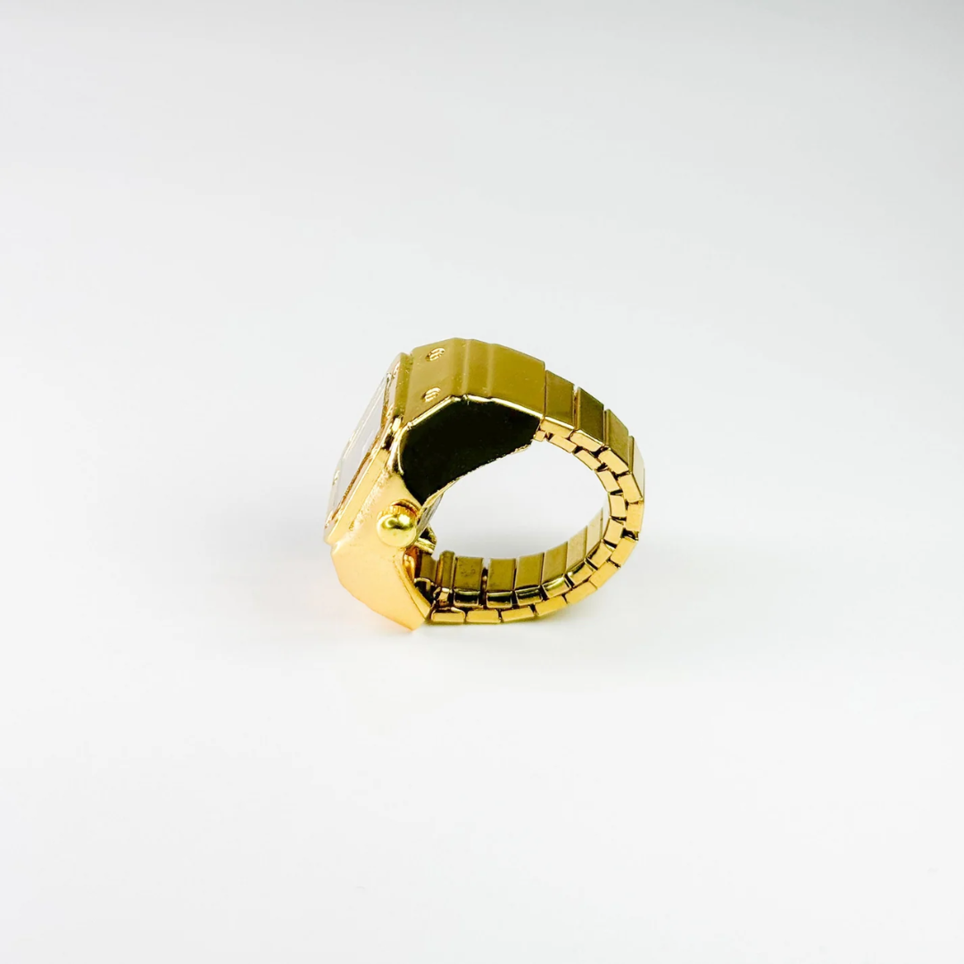 Goldene Fashion District Fingeruhr - Amour Milano®