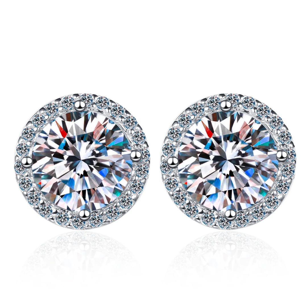 Diamante Nero Orecchini Solitario Tondo Oro Giallo 9 Kt Su Argento - Diamante Simulato 5 Mm, Fatto In Italia Solitario Round 5 Mm Diamante Nero Orecchini Solitario Tondo Oro Giallo 9 Kt Su Argento - Diamante Simulato 5 Mm, Fatto In Italia Solitario Round 5 Mm