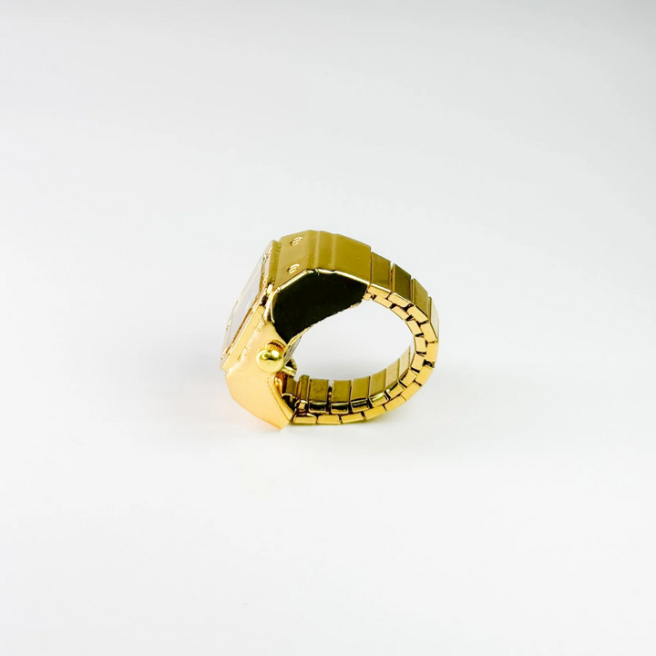 Brera Gold Fingeruhr - Weiß Amour Milano®