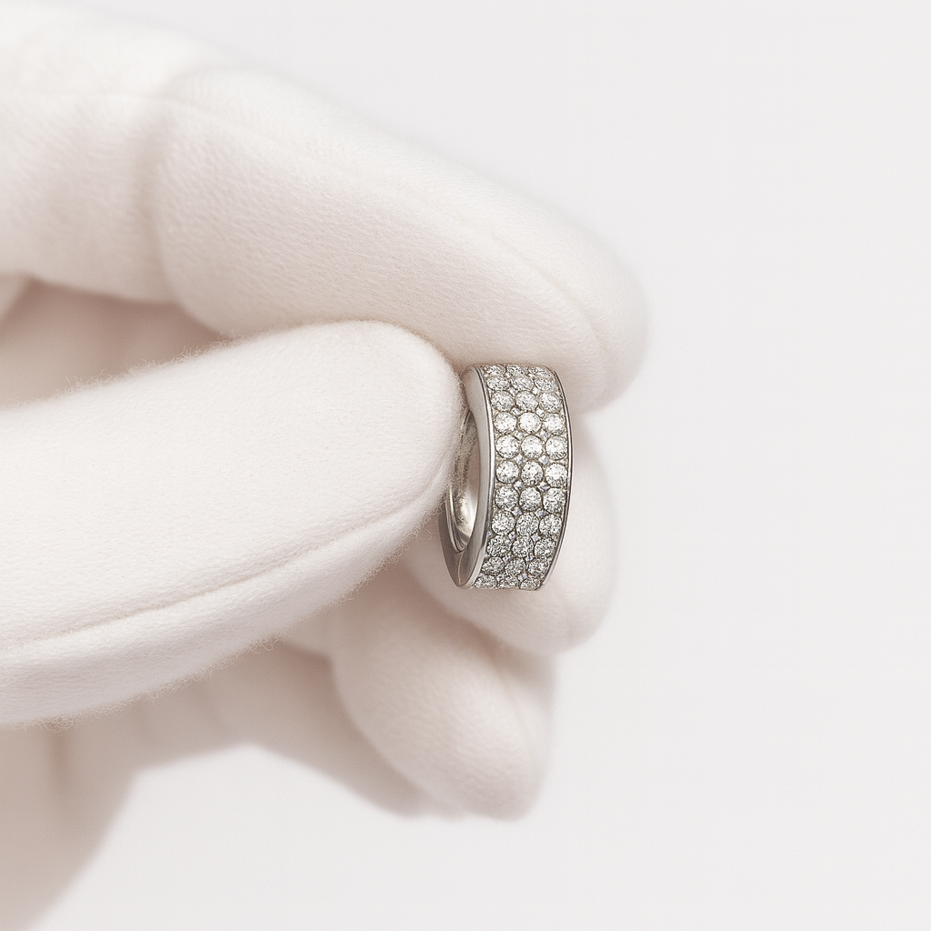 Orecchini Crystal a cerchio - Amour Milano®