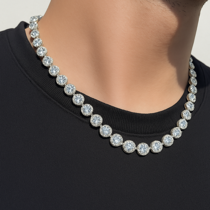 Collana Crystal uomo acciaio inossidabile zirconi 10mm tennis Amour Milano
Collana Crystal uomo acciaio 316L zirconi AAA+ dettaglio brillantezza Amour Milano  
Collana Crystal uomo acciaio inossidabile indossata stile elegante Amour Milano
Collana Crystal uomo acciaio zirconi regolabile 46cm confezione Amour Milano