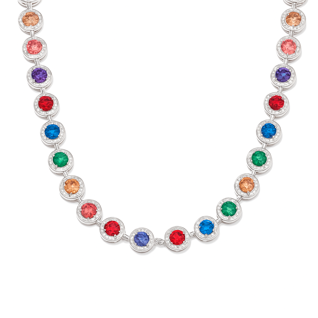 Rainbow Cannes Necklace - Amour Milano® 