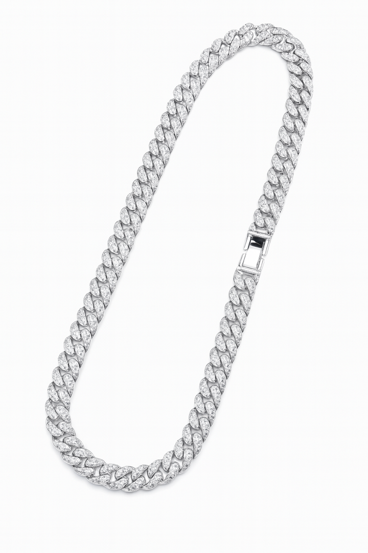 Collana Cuban Avana Argento - Amour Milano