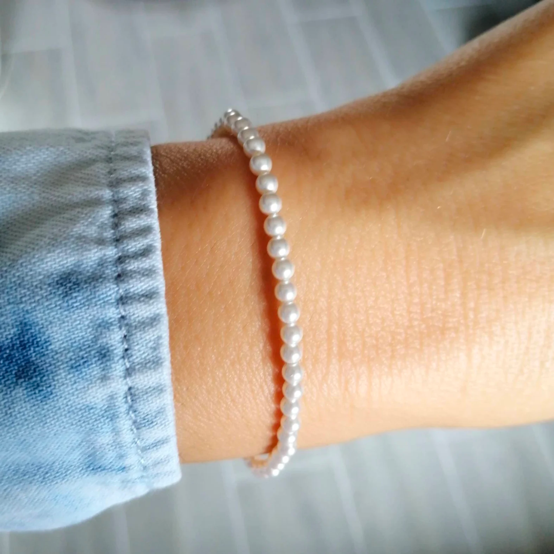"Santorini" Pearl bracelet 4 mm - Amour Milano™