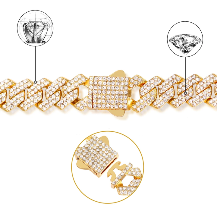 Collana Cuban Avana Oro - Amour Milano