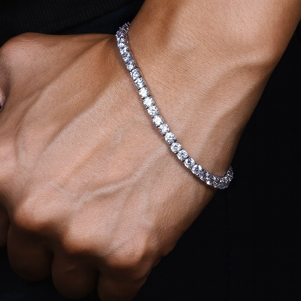 Bracciale Tennis Deluxe Placcato  - Amour Milano®