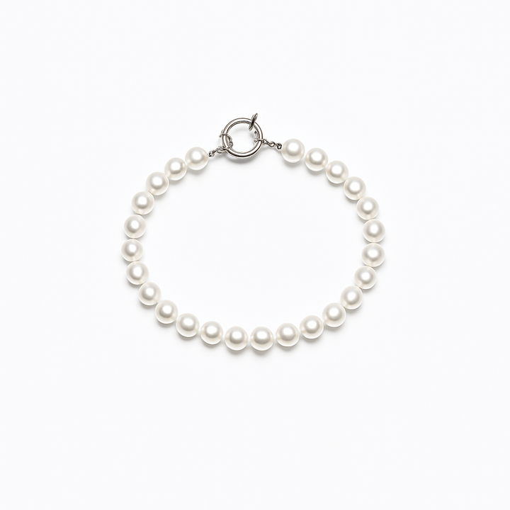 "Santorini" Bracciale Perla 6 mm - Amour Milano™