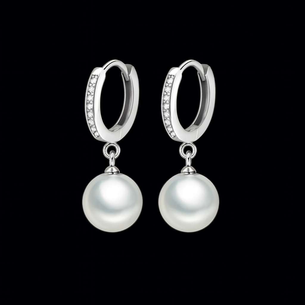 "Santorini" Orecchini Perla Ice - Amour Milano®