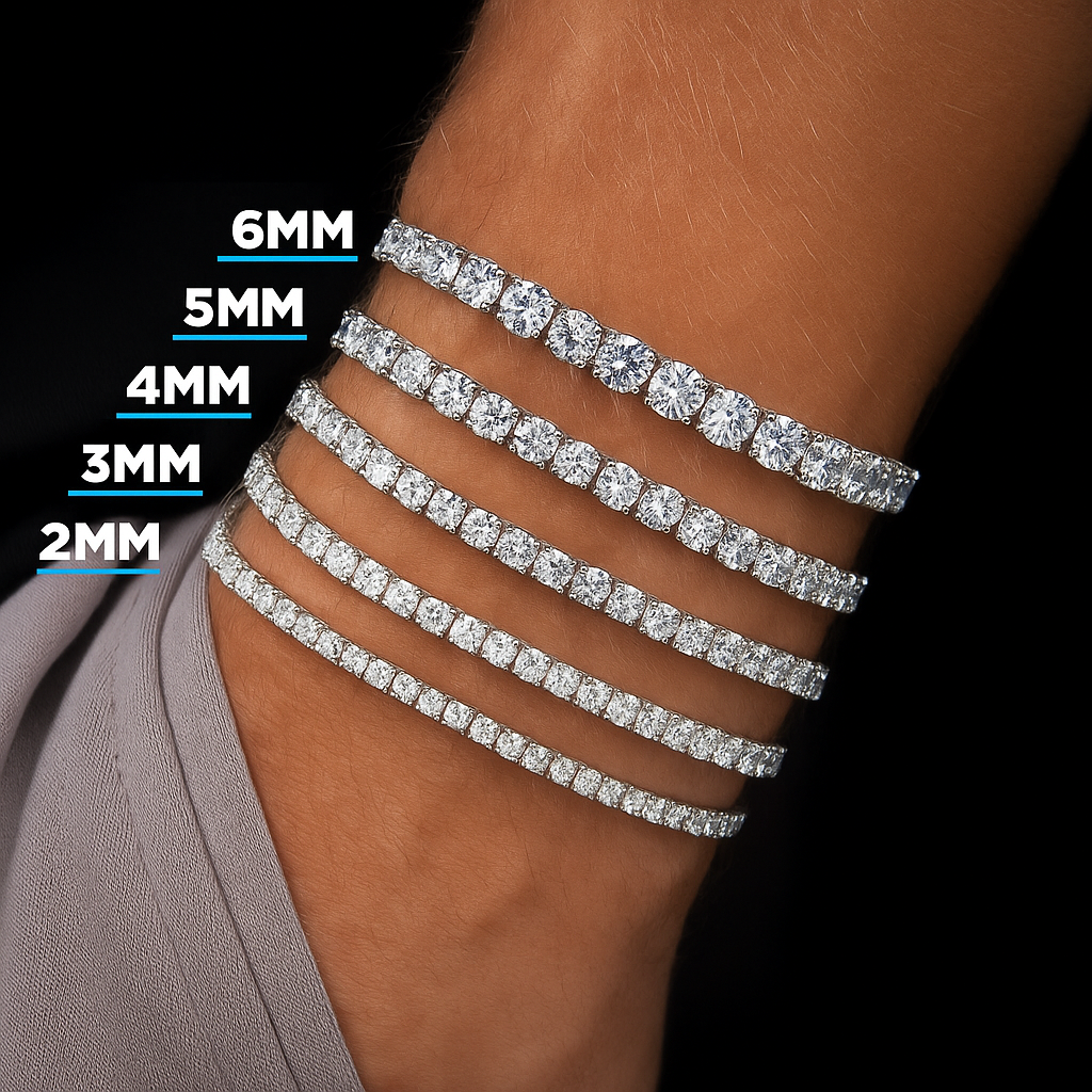 Bracciale Tennis Deluxe Placcato  - Amour Milano®