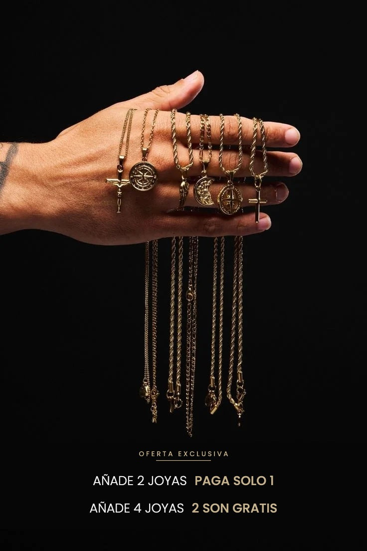Collares de hombre de acero 316L Amour Milano – añade 2 joyas, paga solo 1