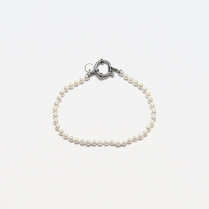 „Santorini“ 4 mm Perlenarmband – Amour Milano™ 