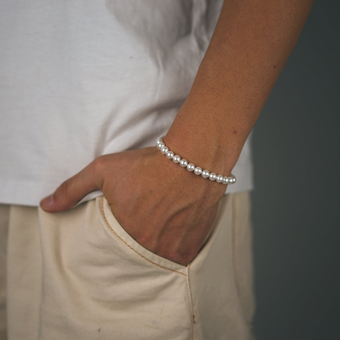 "Santorini" Pearl Bracelet 6 mm - Amour Milano™
