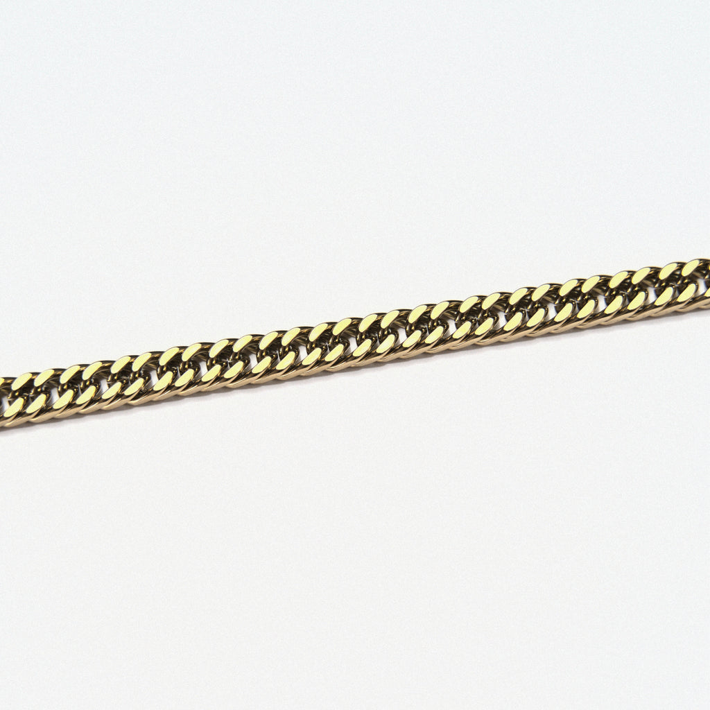 Square Cuban Necklace 4 mm - Amour Milano™ 