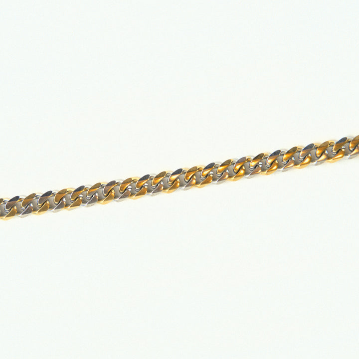 4 mm zweifarbige kubanische Halskette – Amour Milano™ 
