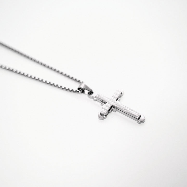 Carbon-Kreuz-Halskette – Amour Milano™ 