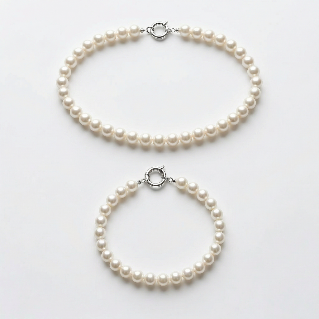 „Santorini“ Perlenkette 6 mm – Amour Milano™ 