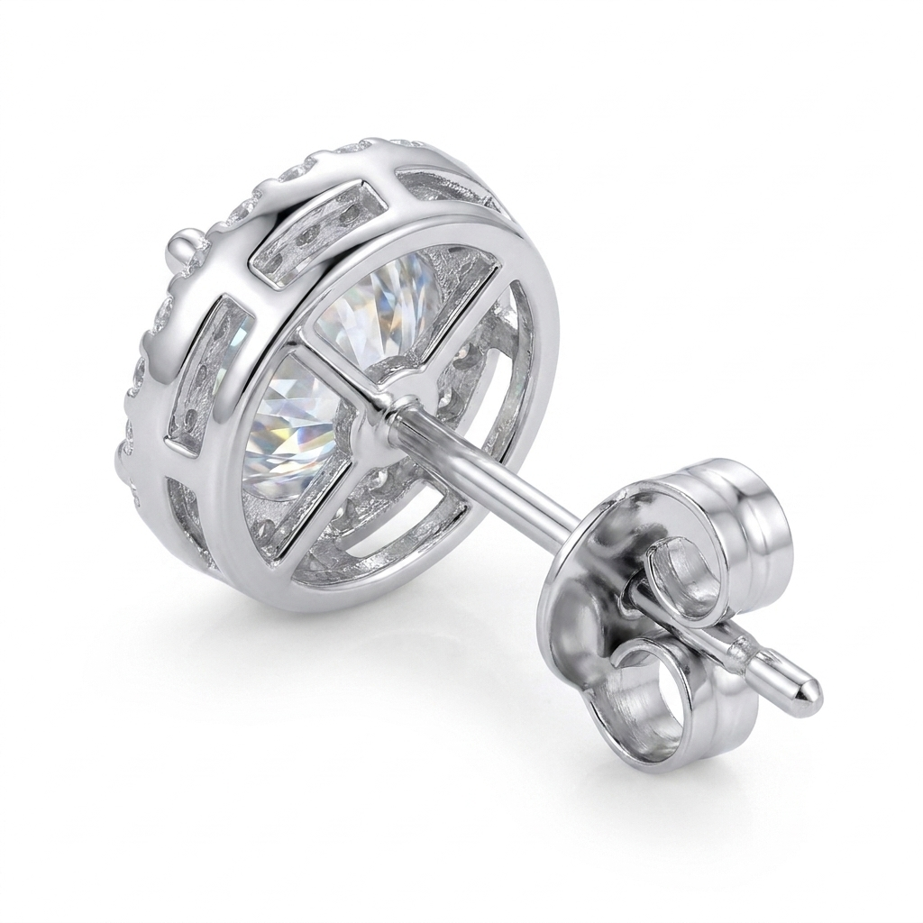 Orecchini Halo Brilliance tondo - Amour Milano® OFFERTA